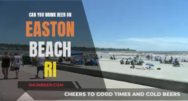 Easton Beach, RI: Beer Drinking Allowed?