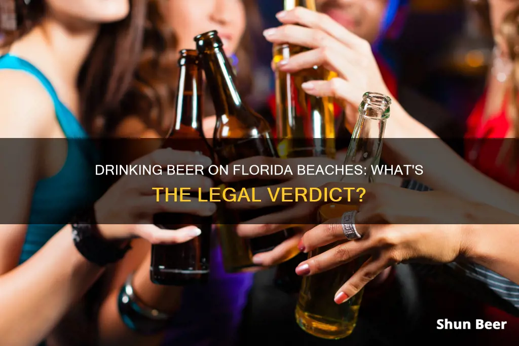 can you drink beer on florida beaches