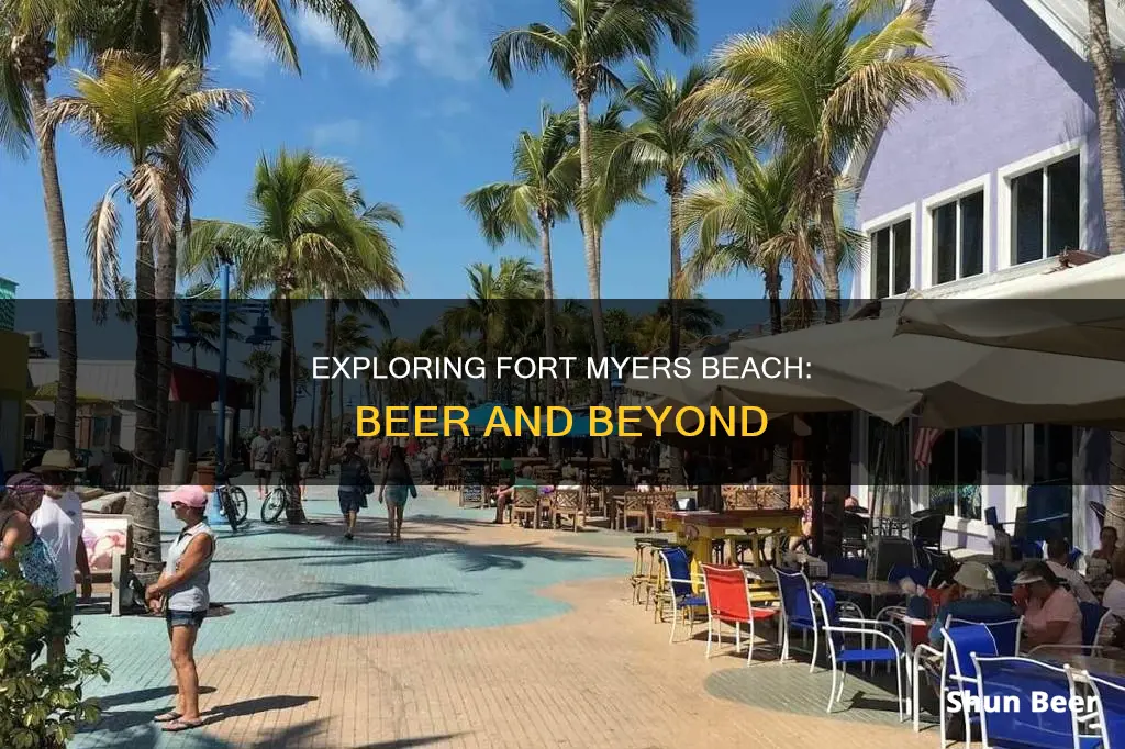 can you drink beer on fort myers beach