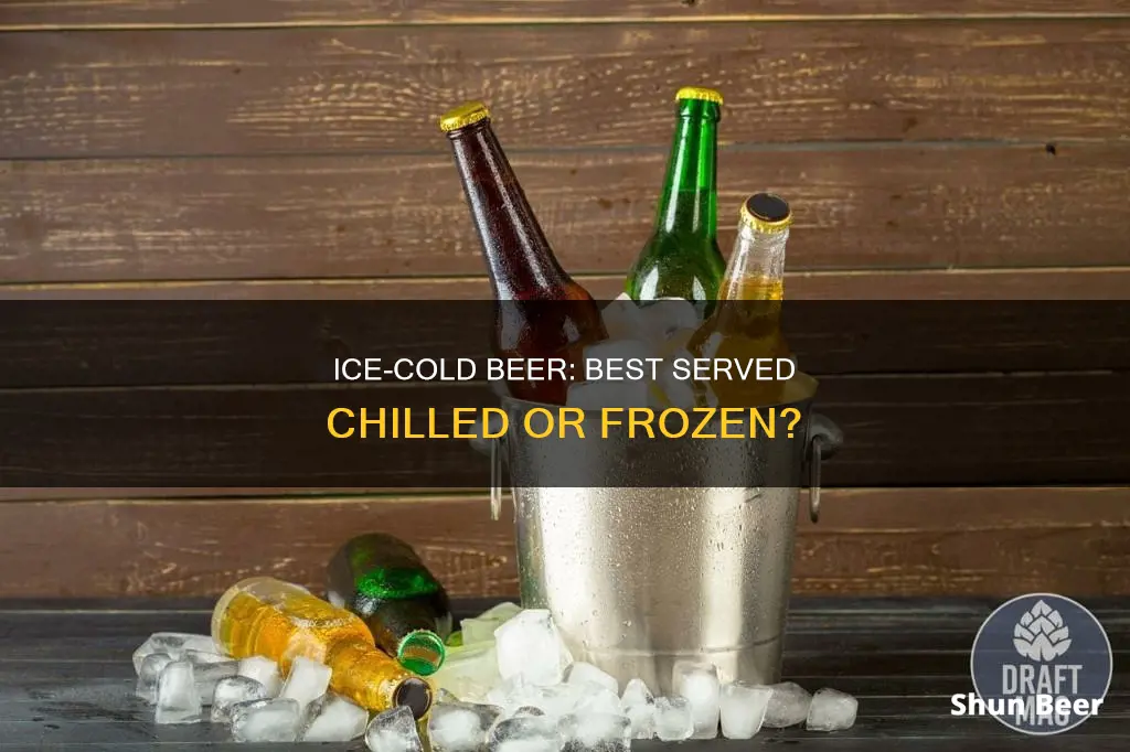 can you drink beer on ice