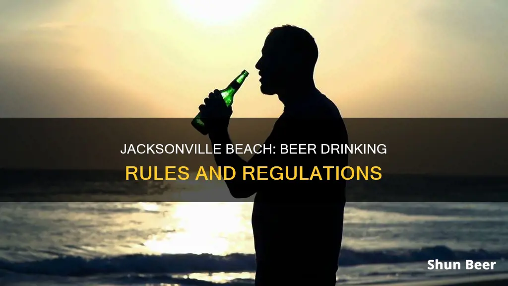 can you drink beer on jacksonville beach