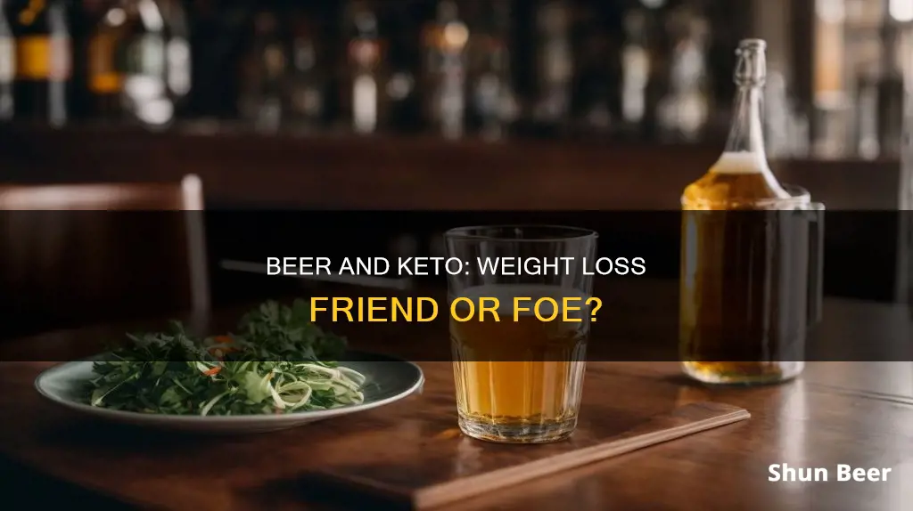 can you drink beer on keto and still lose weight