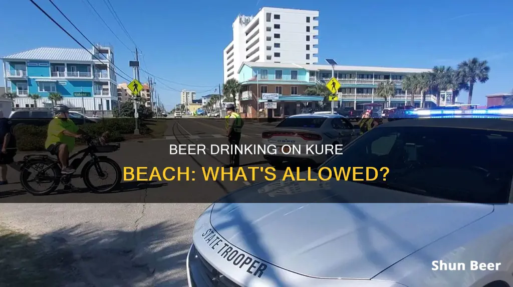 can you drink beer on kure beach