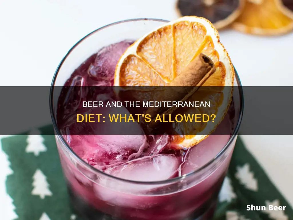 can you drink beer on mediterranean diet