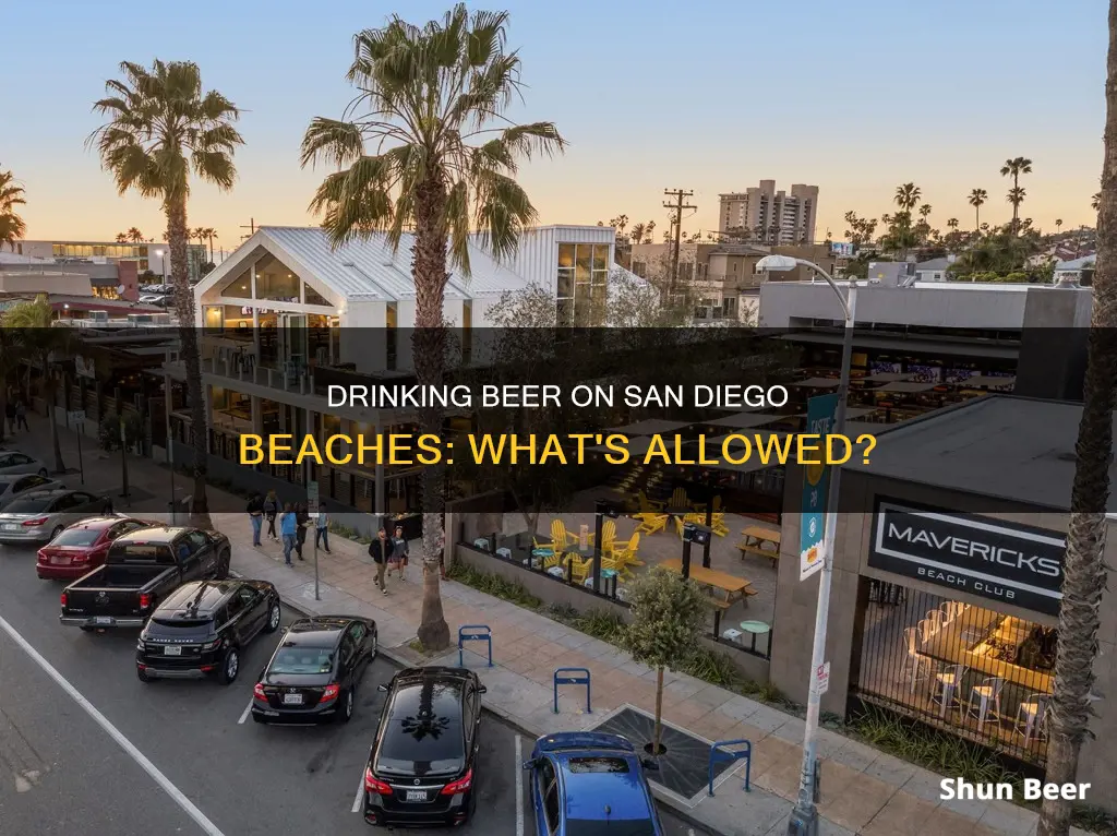 can you drink beer on the beach san diego