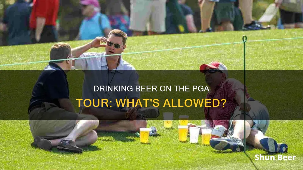 can you drink beer on the pga tour