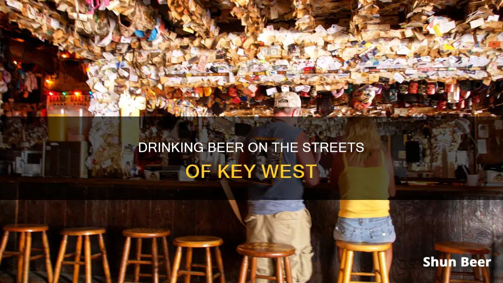 can you drink beer on the street in key west