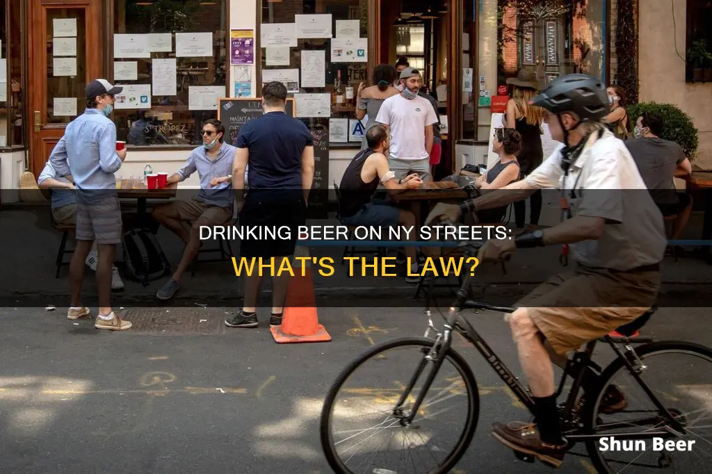 can you drink beer on the street of ny