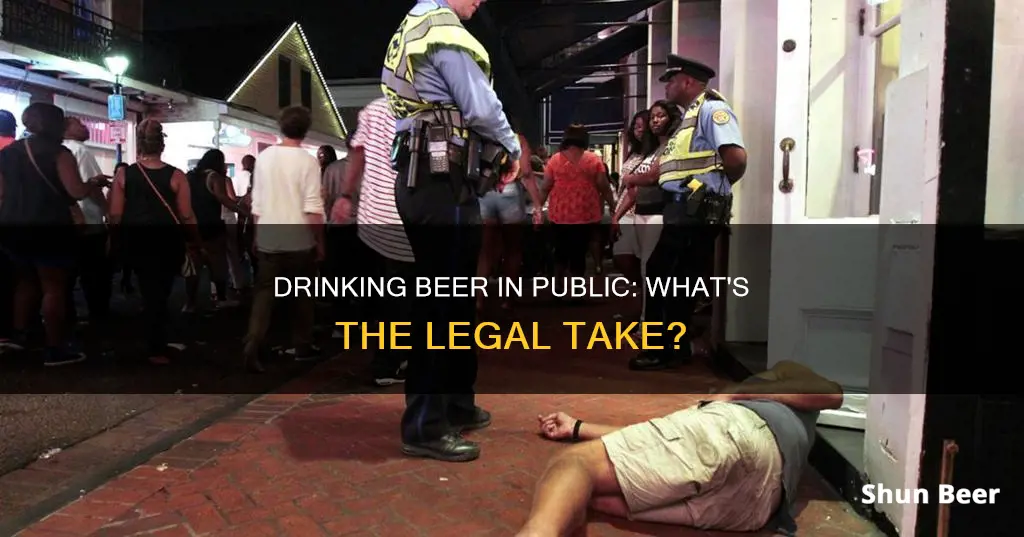 can you drink beer on the street