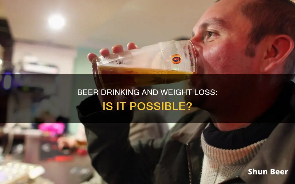 can you drink beer once a week and lose weight