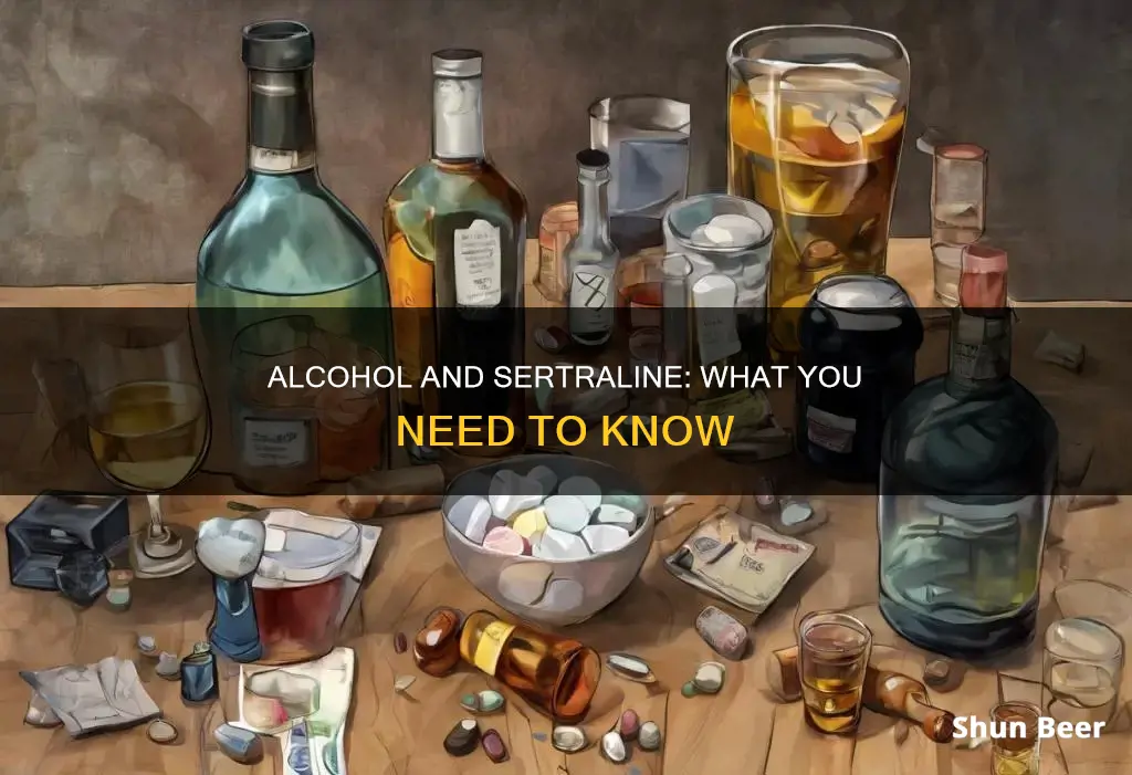 can you drink beer or wine with sertraline