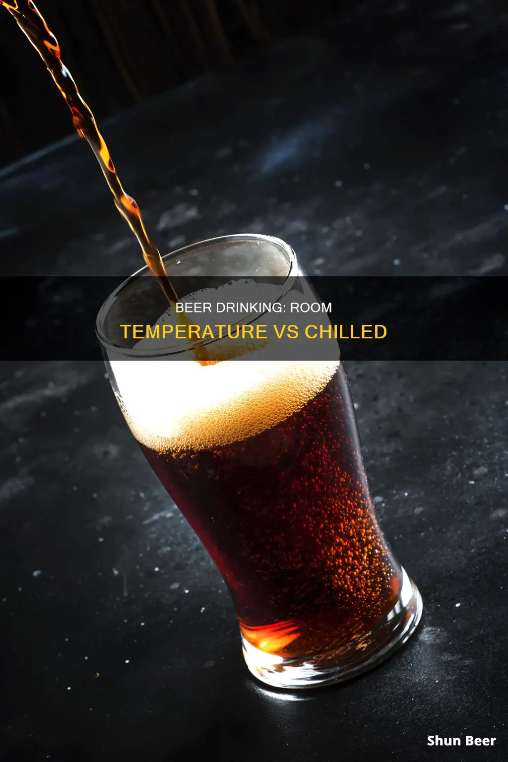 can you drink beer room temperature