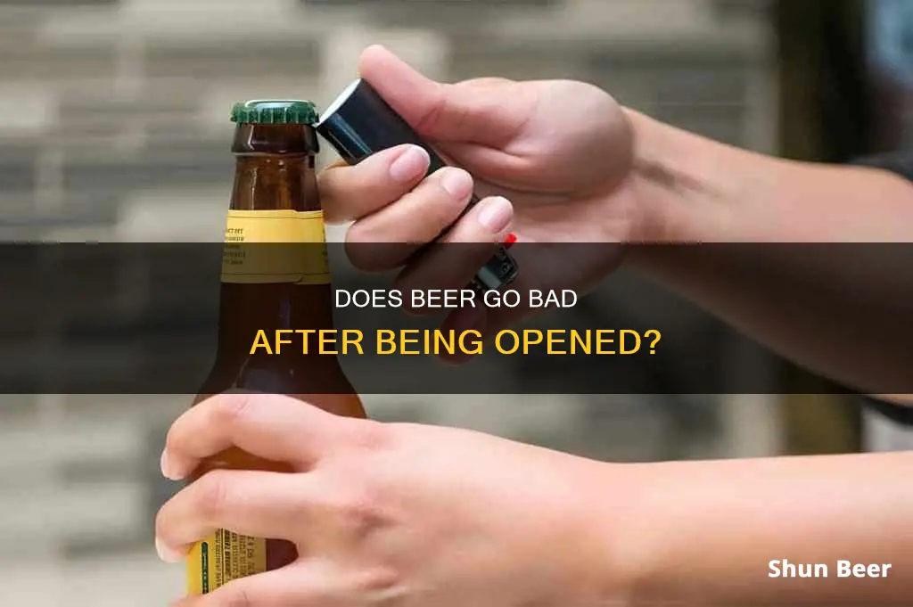 can you drink beer thats been open for 2 days