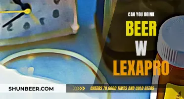 Drinking Beer While Taking Lexapro: What You Need to Know