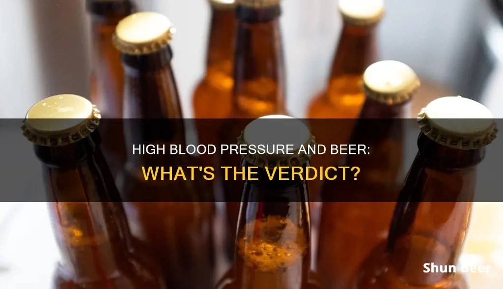 can you drink beer when you have high blood pressure