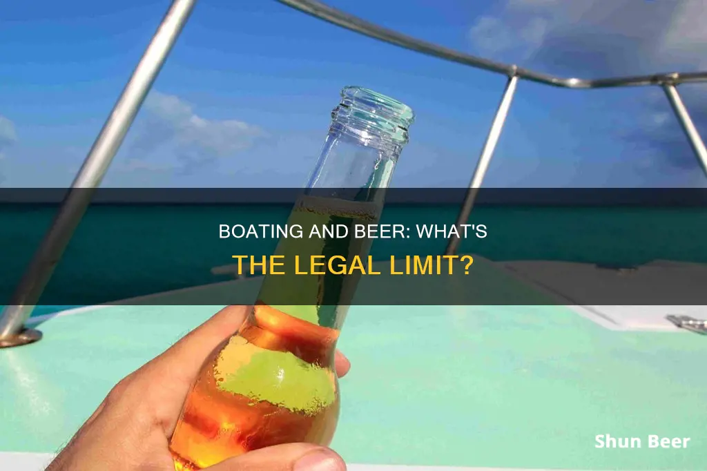 can you drink beer while boating