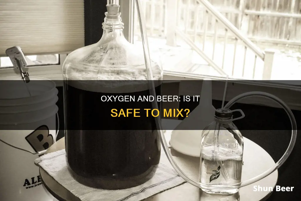 can you drink beer while on oxygen