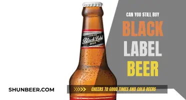 Black Label Beer: Still Available for Purchase?