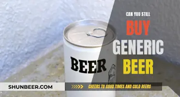 Generic Beer: Still Available or a Thing of Past?