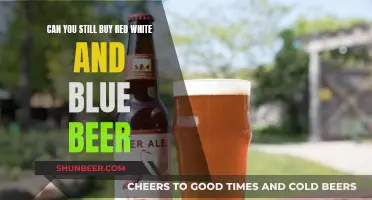 Where to Buy Patriotic Red, White, and Blue Beer