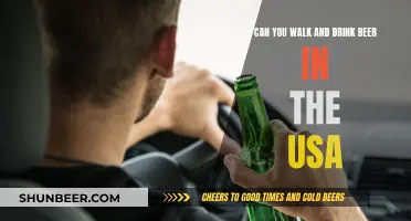 Walking and Drinking Beer: Legal in the USA?