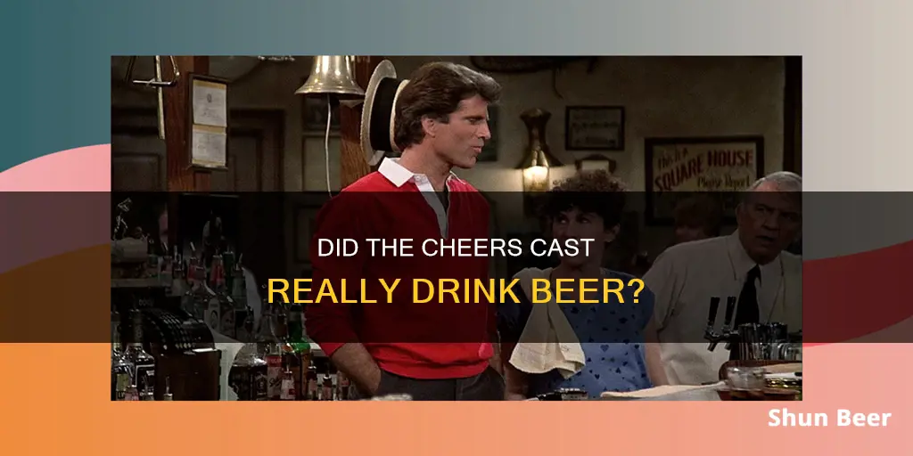 did actors really drink beer on cheers