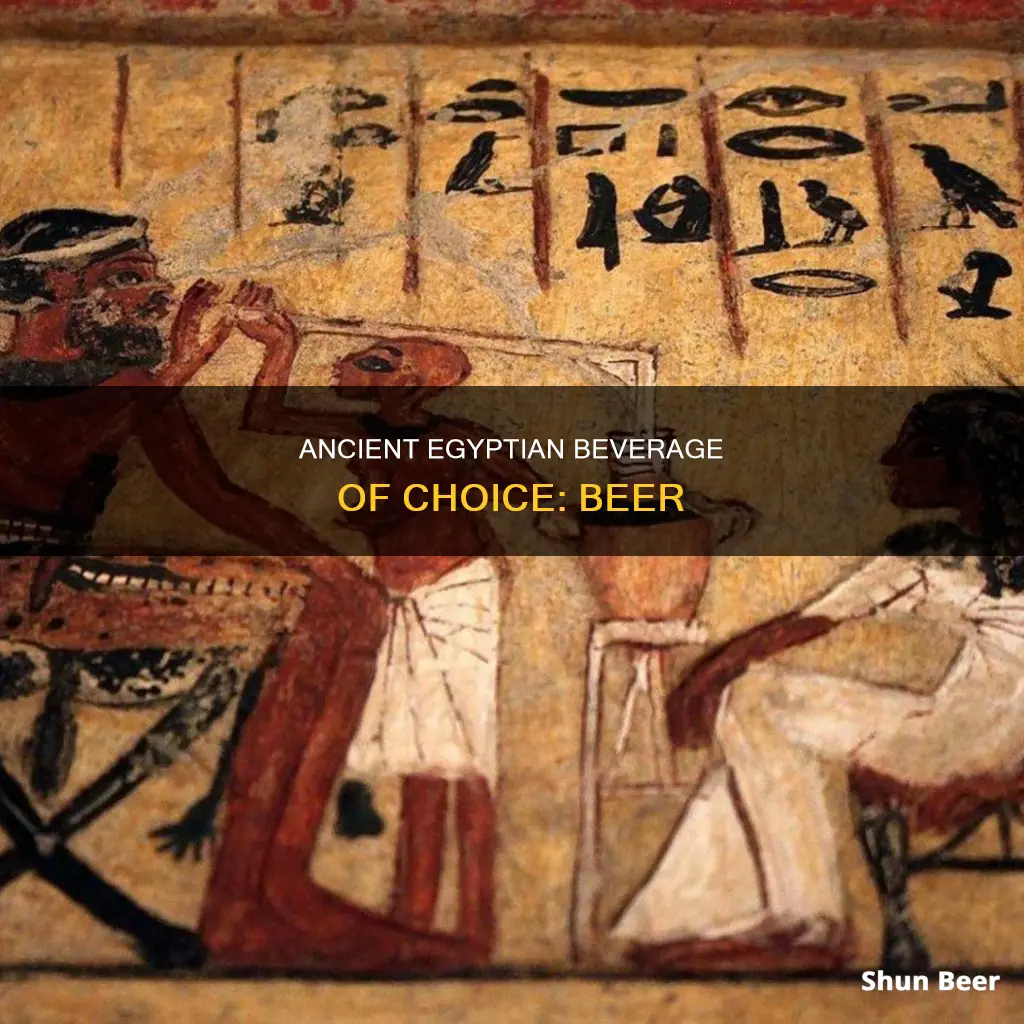 did ancient egypt drink beer