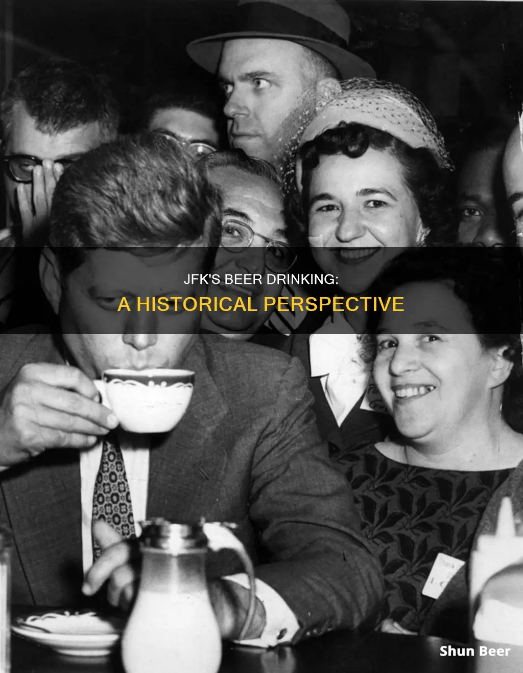 did jfk drink beer