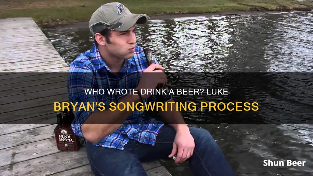 did luke bryan write drink a beer