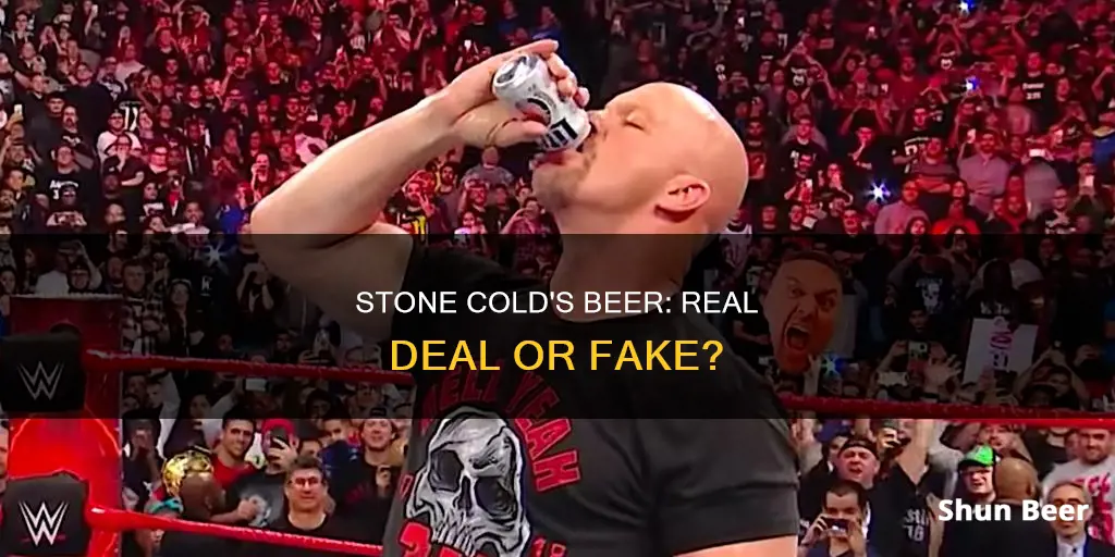 did stone cold drink real beer