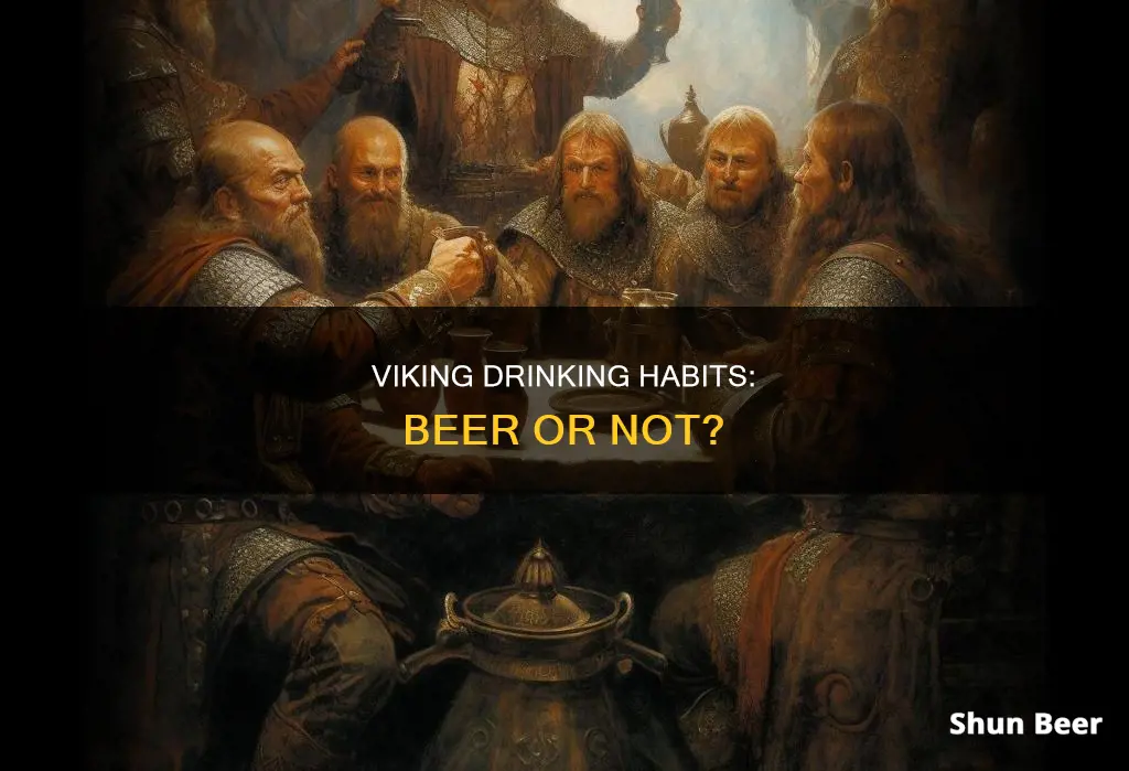 did the vikings drink beer