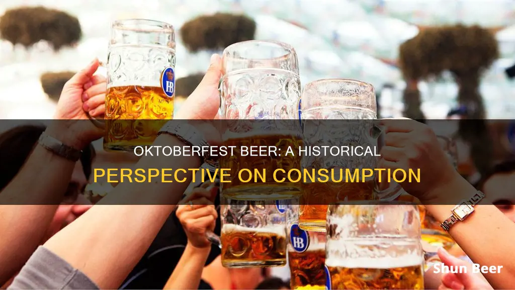 did they actually drink beer in oktoberfest