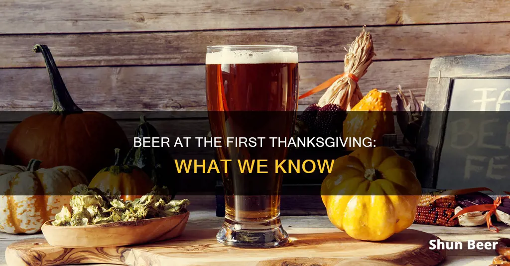 did they drink beer on the first thanks giving