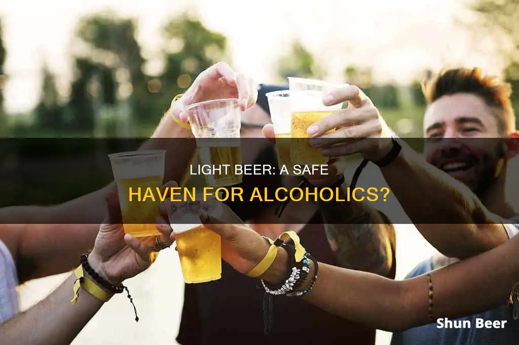 do alcoholics drink light beer