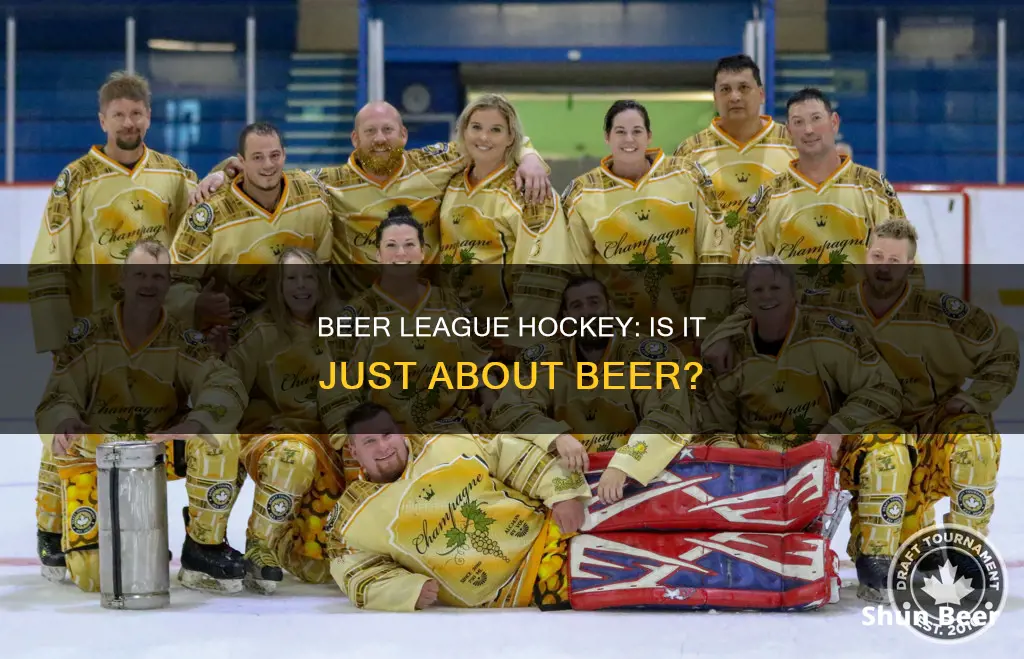 do beer league hockey really drink beer