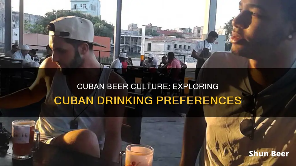 do cubans drink beer