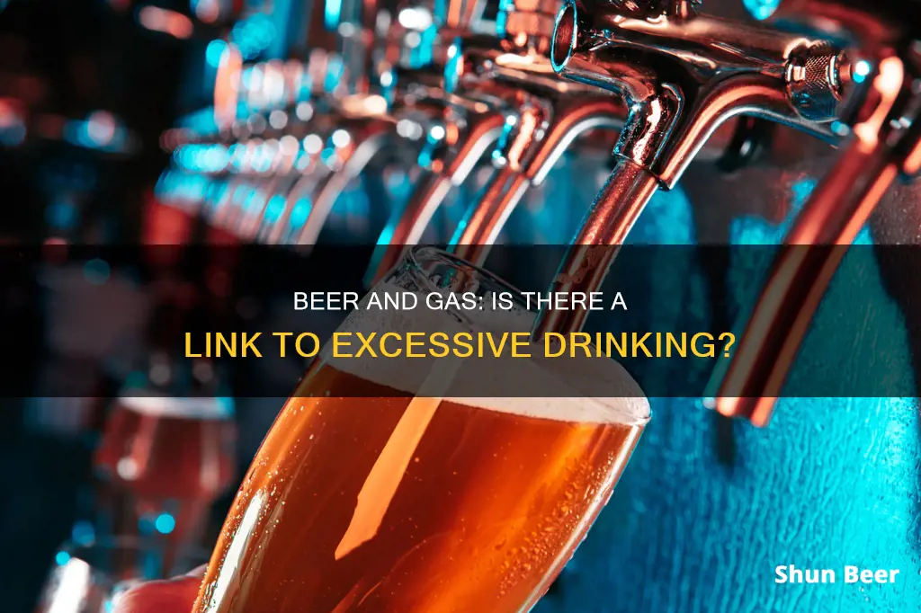 do excessive beer drinking cause gas