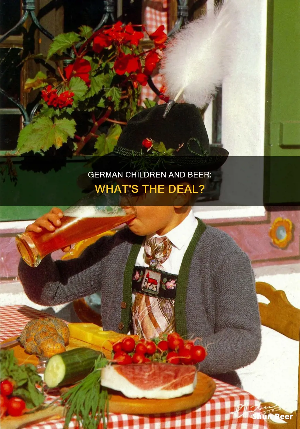 do german children drink beer