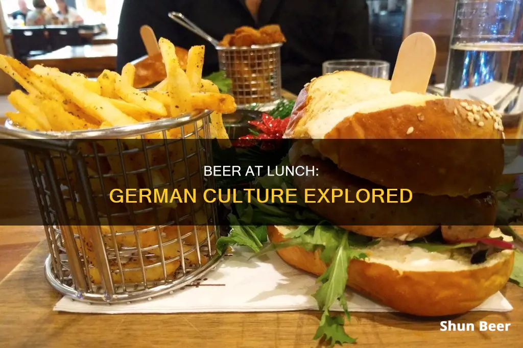 do germans drink beer at lunch