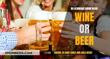 German Drinking Preferences: Beer vs. Wine