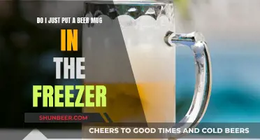 Freezing Beer Mugs: A Simple Guide to Chilling Your Drink