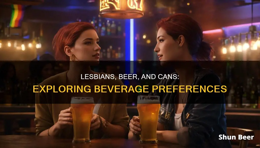 do lesbians drink beer from the can