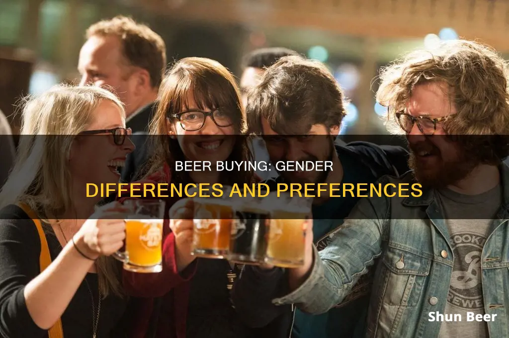 do men buy more beer than women