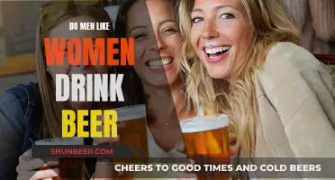 Do Women Drinking Beer Attract Men?