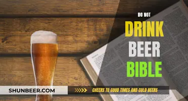 Bible Bans Beer: Ancient Wisdom for Modern Health