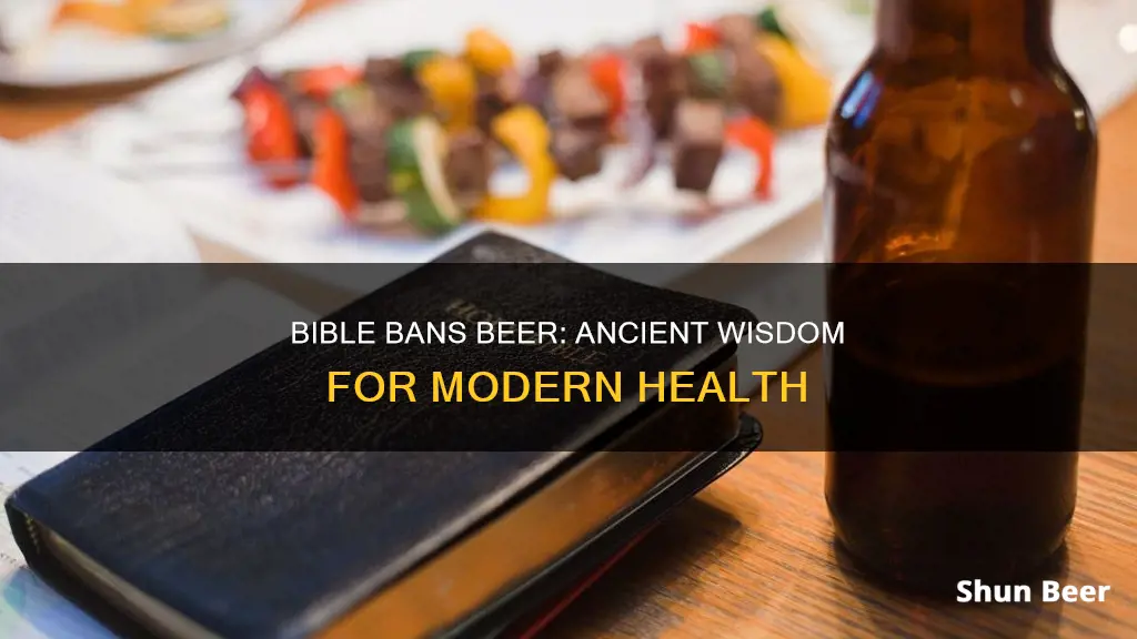 do not drink beer bible