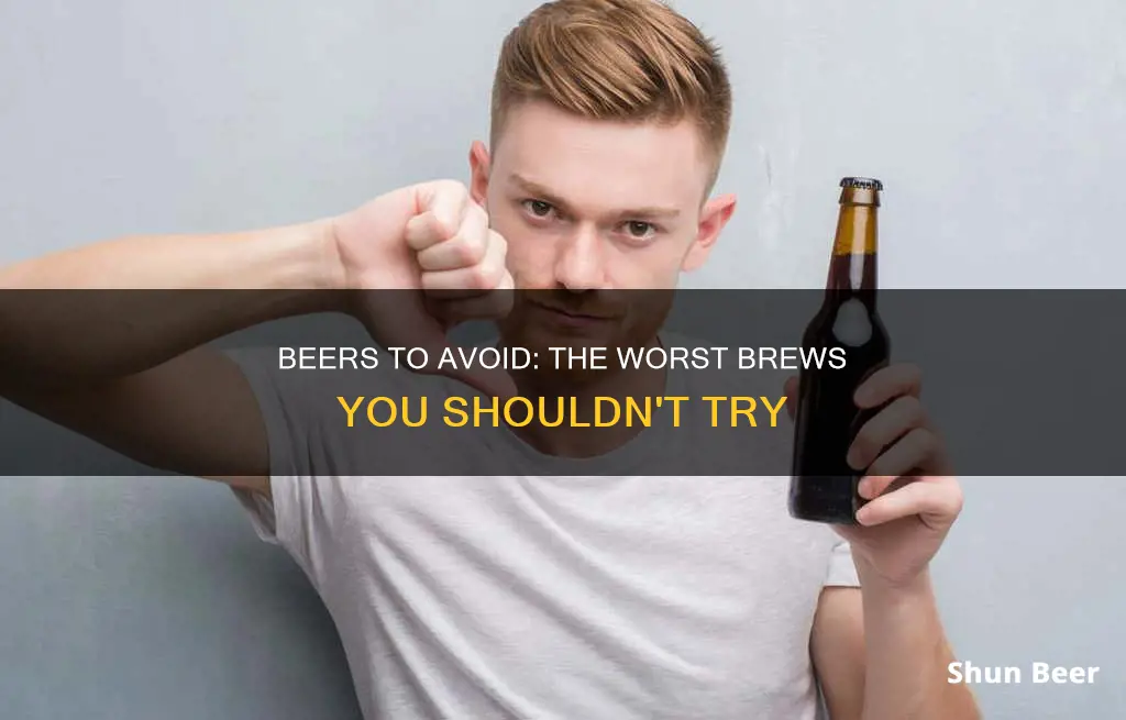 do not drink these beers