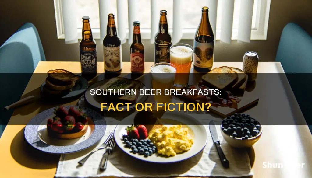 do people in the south drink beer with their breakfast