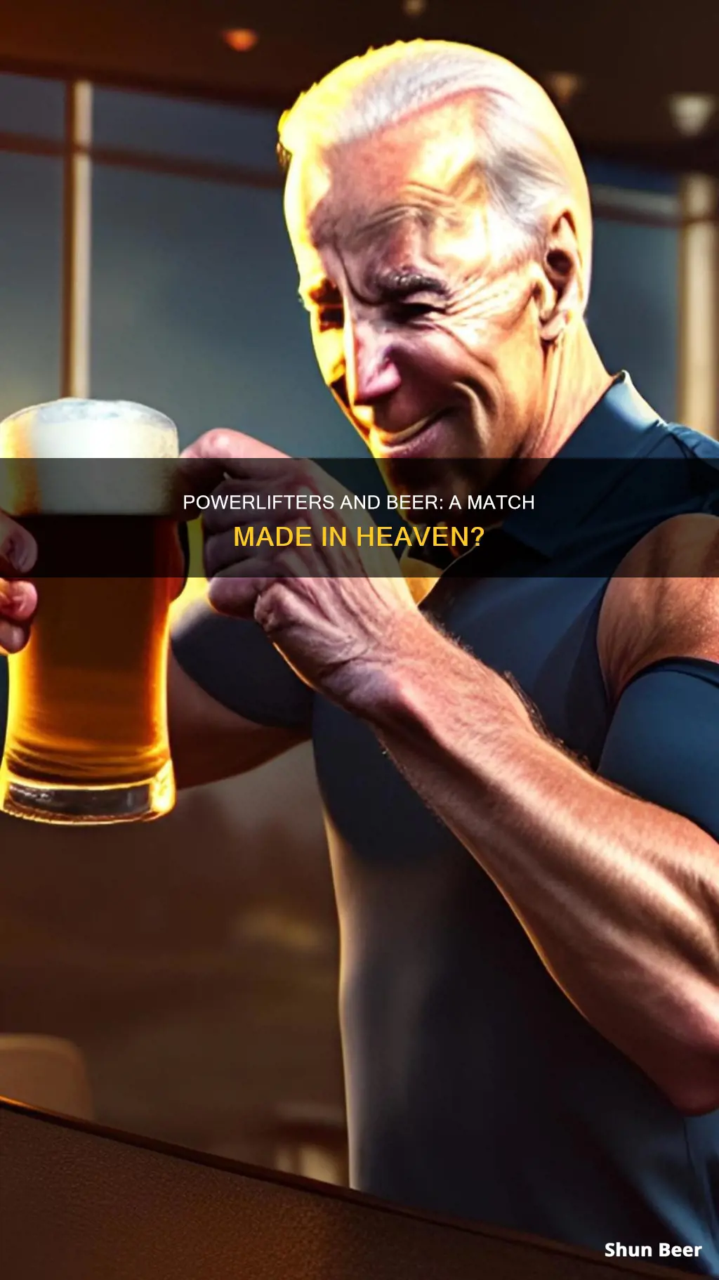 do powerlifters drink beer