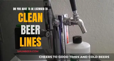 Beer Line Cleaning: Do You Need a License?